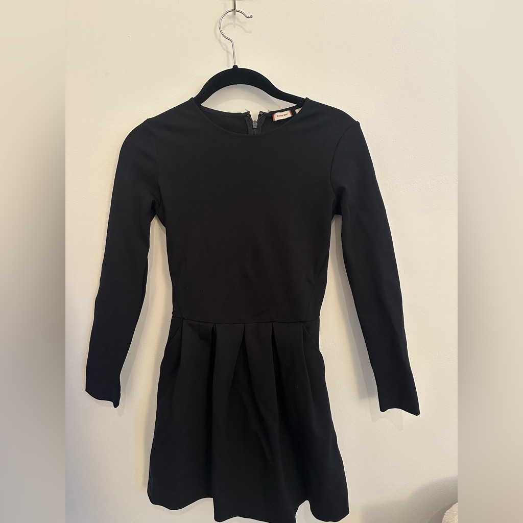 Sunday Best Black Long Sleeve Dresss